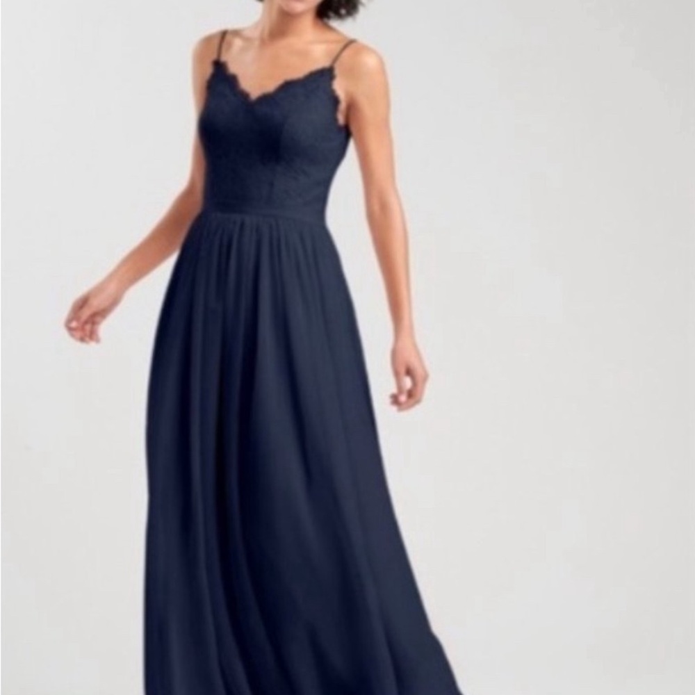 NWT Adrianna Papell Navy Blue Lace Women's Dress Size 0